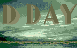 D-Day title screen for Atari ST